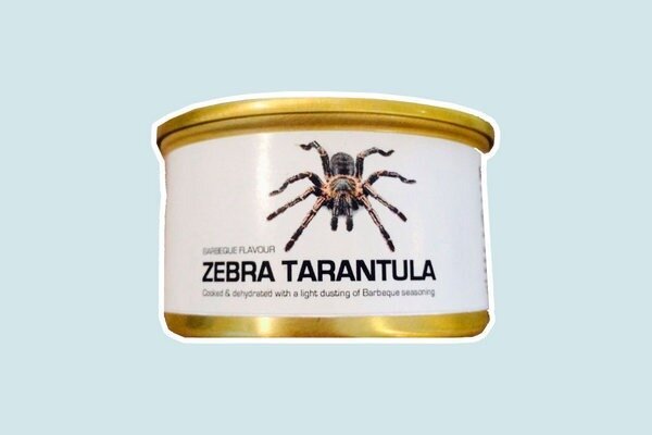 Vai jūs izmēģinātu žāvētu tarantulu? (Foto: Amazon.com)