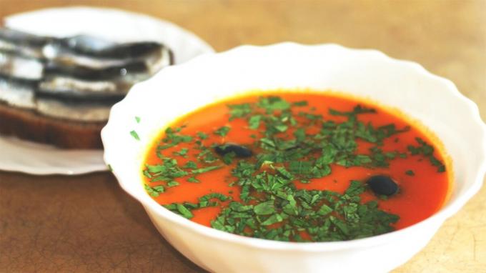 tomātu zupa