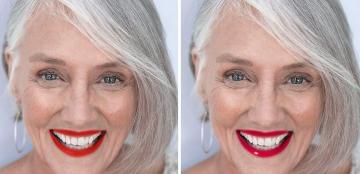 Kā faktiski meklēt sievietēm 50-60 ar matētu lūpu krāsu